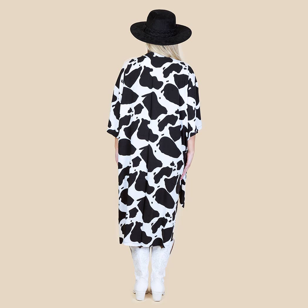 Cow Print Duster