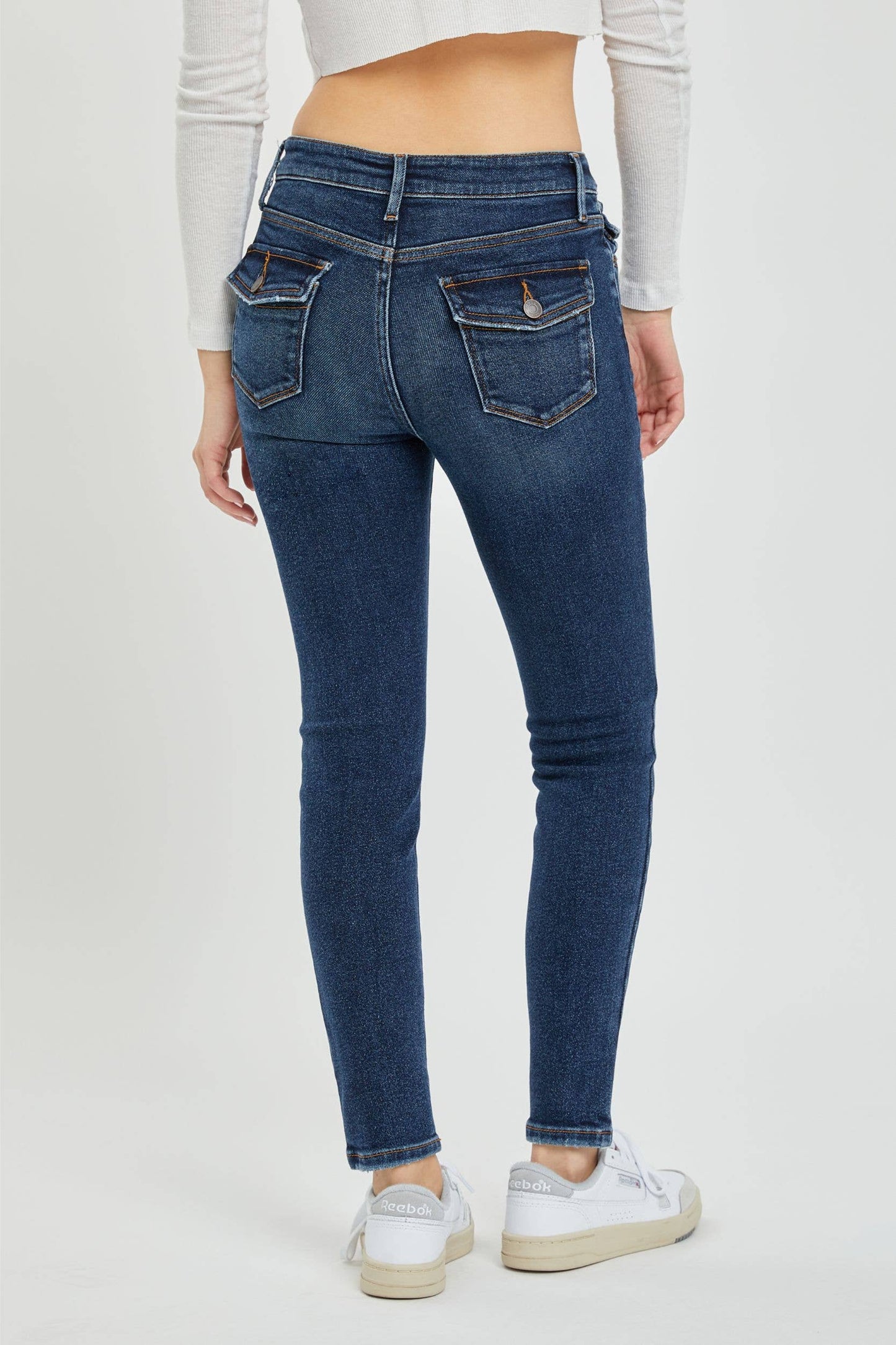 Cello Mid Rise Ankle Skinny