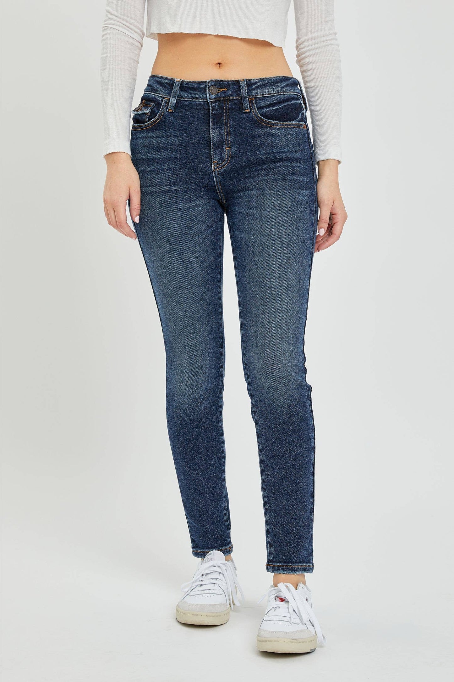 Cello Mid Rise Ankle Skinny