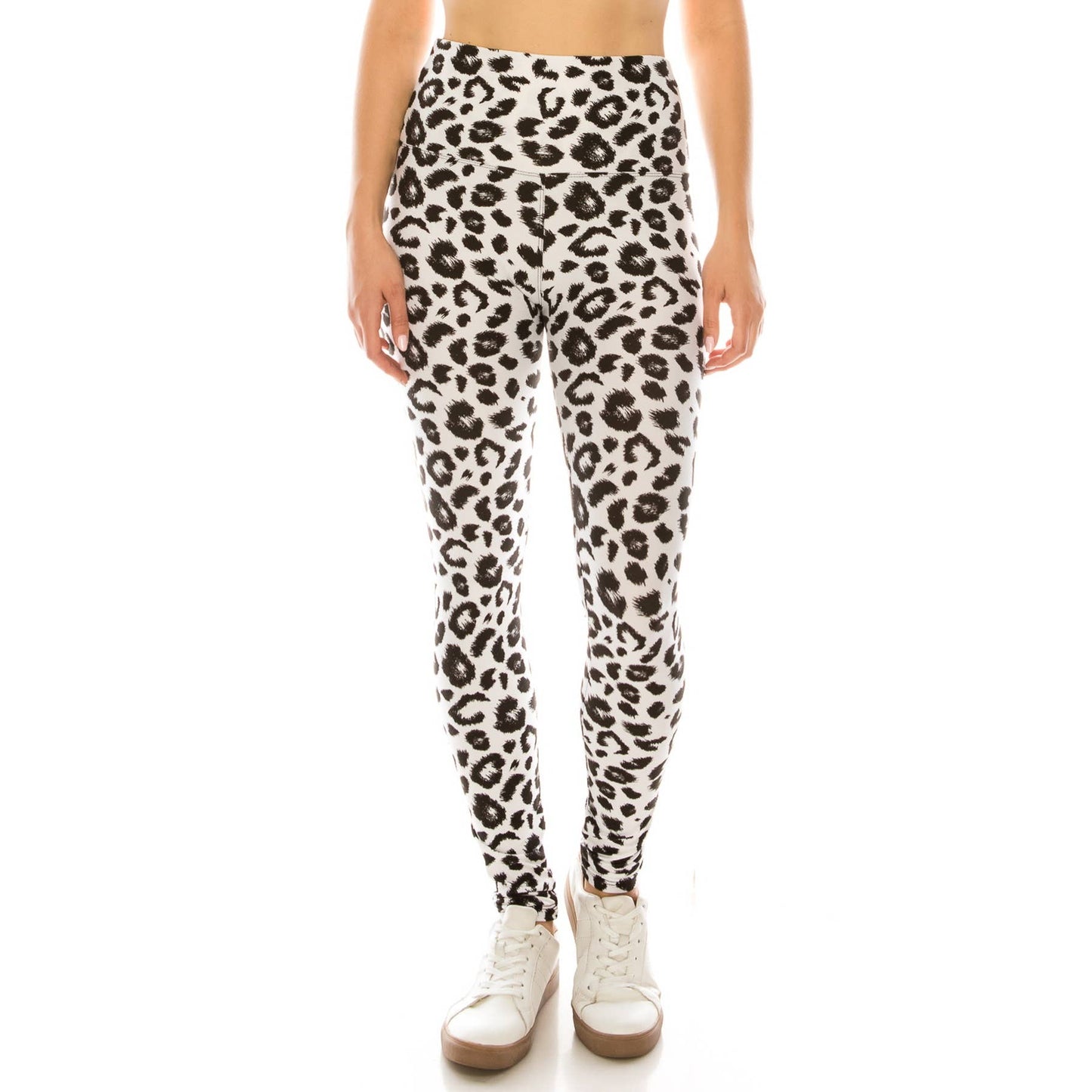 5" Yoga Band Buttery Soft High Waist Print Leggings