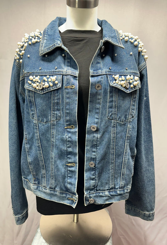 Jeweled Jean Jacket