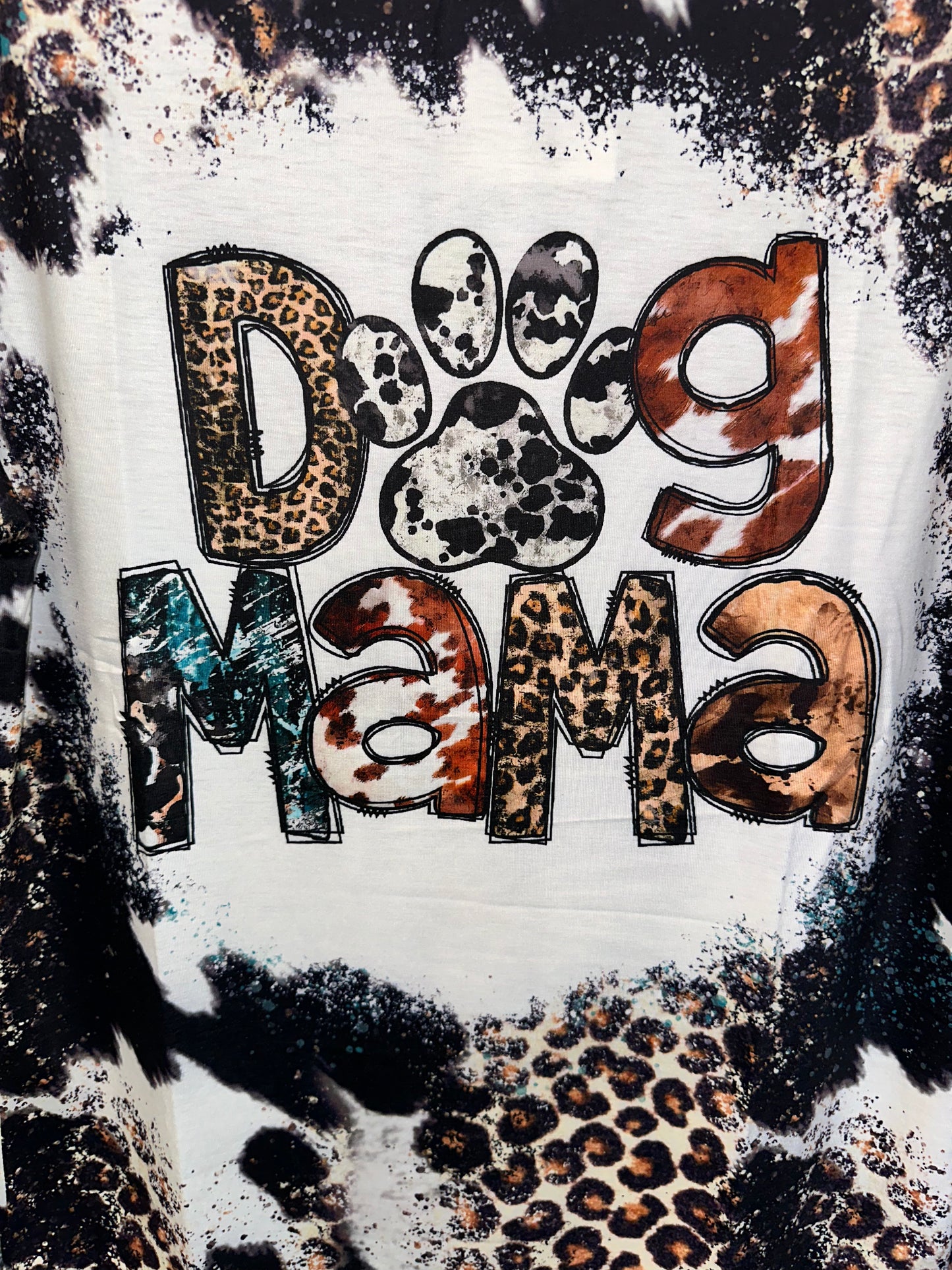 DOG MAMA COW CHEETAH TOP