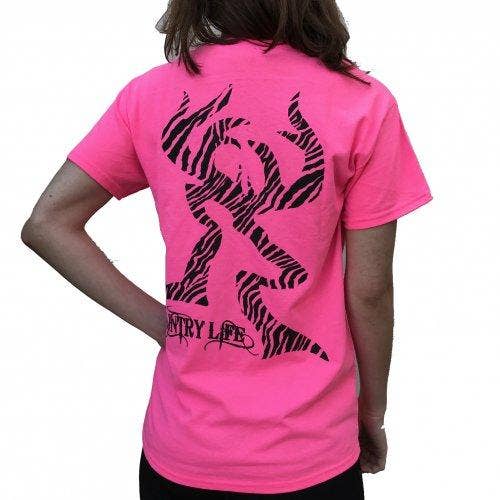 Country Life Zebra Deer - Pink