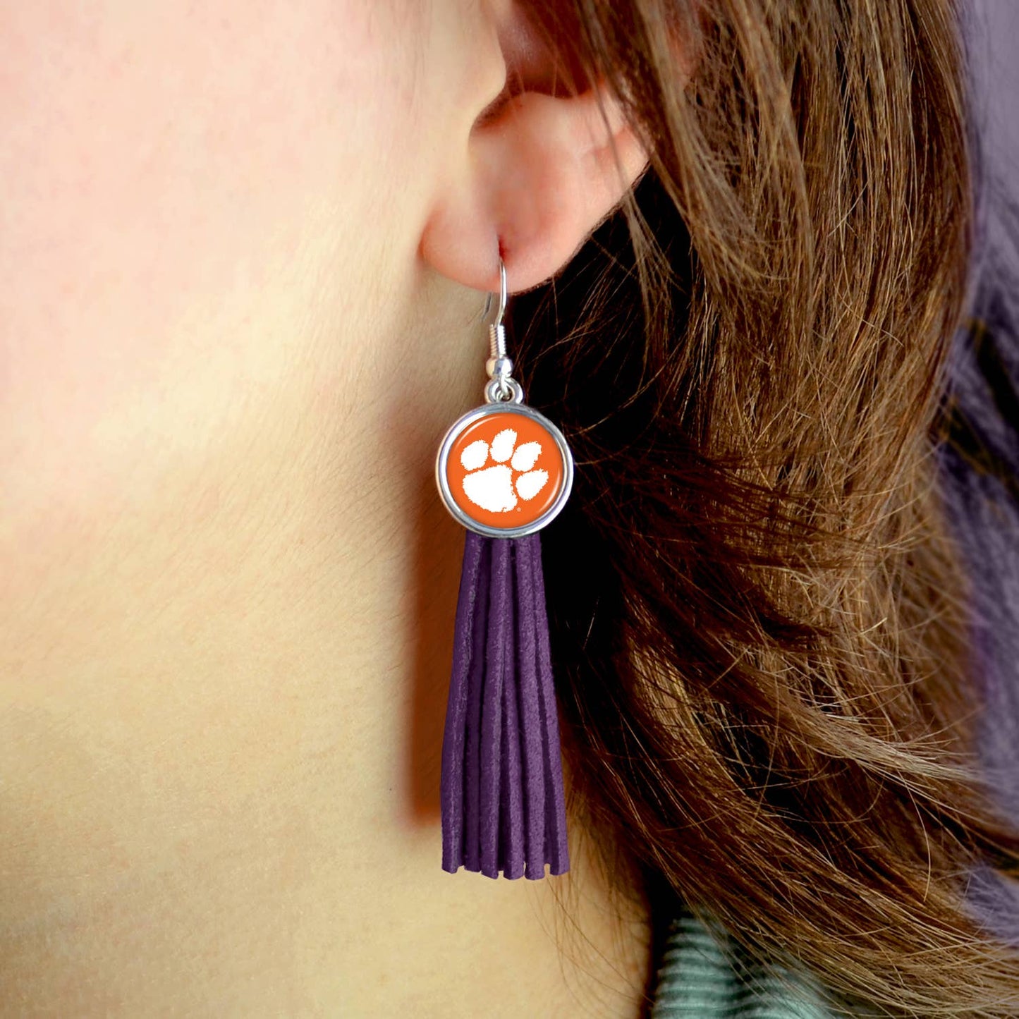 Clemson Tigers Harper Earrings