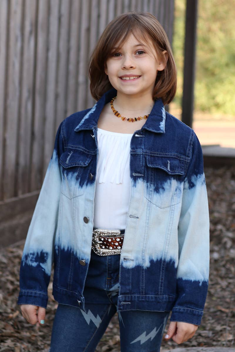 BLEACHED DENIM JACKET